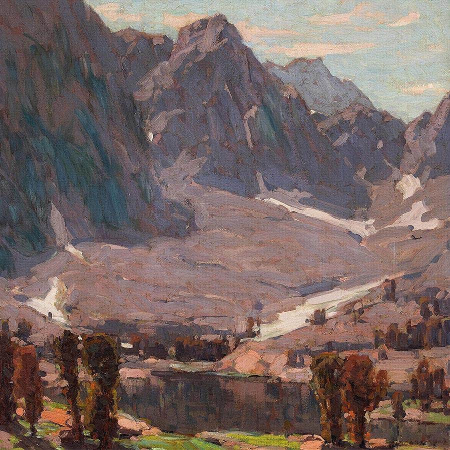 Home Of Golden Trout, Sierras By Edgar Payne Fine Art Print