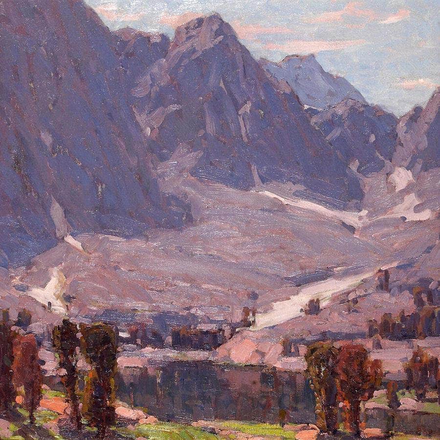 Home Of Golden Trout, Sierras By Edgar Payne1 Fine Art Print