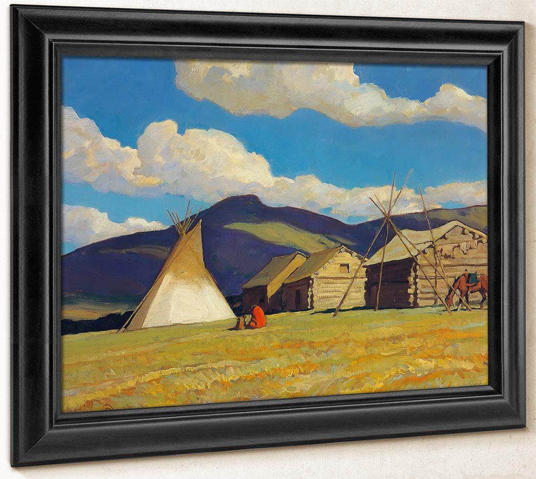 Home Of The Halfbreed By Maynard Dixon Fine Art Print