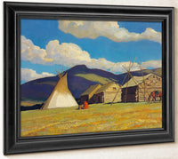 Home Of The Halfbreed By Maynard Dixon Fine Art Print