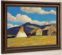 Home Of The Halfbreed By Maynard Dixon Fine Art Print