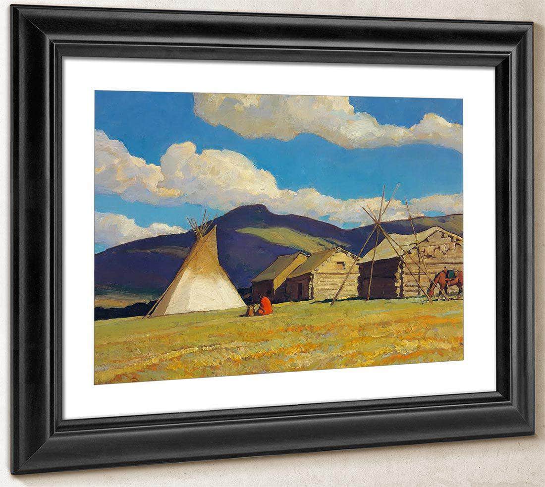 Home Of The Halfbreed By Maynard Dixon Fine Art Print