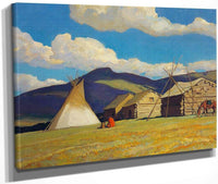 Home Of The Halfbreed By Maynard Dixon Fine Art Print