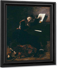 Home Scene By Thomas Eakins Fine Art Print