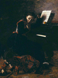 Home Scene By Thomas Eakins Fine Art Print