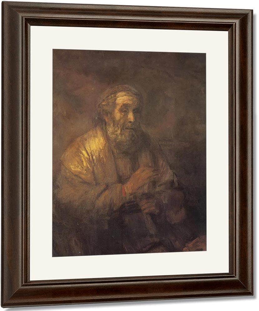Homer, 1663 By Rembrandt Fine Art Print