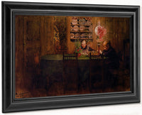 Homework By Carl Larsson Fine Art Print