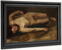 Homme Nu Couche By Edgar Degas Fine Art Print