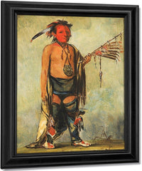 Hoo W'a Ne Kaw, Little Elk By George Catlin Fine Art Print