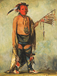 Hoo W'a Ne Kaw, Little Elk By George Catlin Fine Art Print