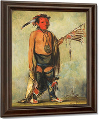 Hoo W'a Ne Kaw, Little Elk By George Catlin Fine Art Print
