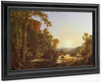 Hooker And Company Journeying Through Wilderness By Fredric Edwin Church Fine Art Print