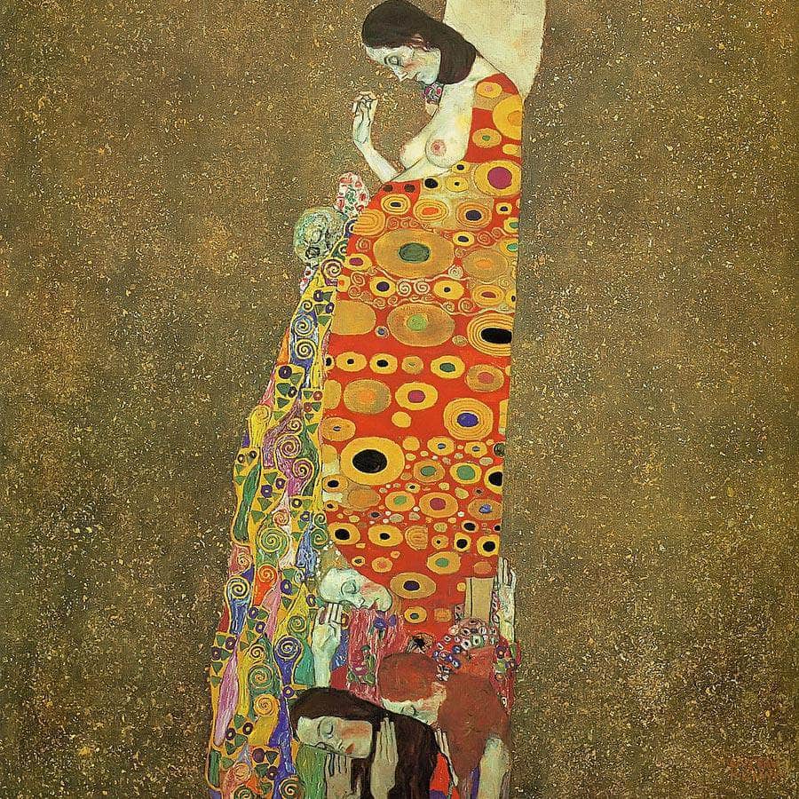 Hope Ii By Gustav Klimt Fine Art Print