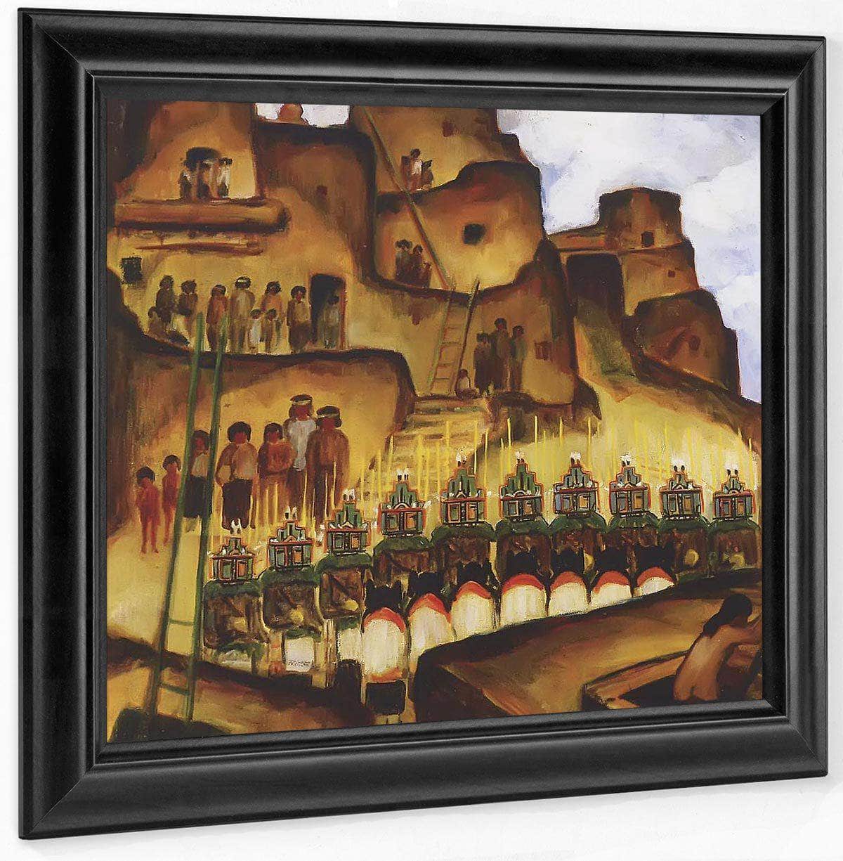 Hopi Niman Katchina Dance By Frank Applegate Fine Art Print