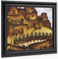 Hopi Niman Katchina Dance By Frank Applegate Fine Art Print
