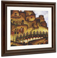 Hopi Niman Katchina Dance By Frank Applegate Fine Art Print