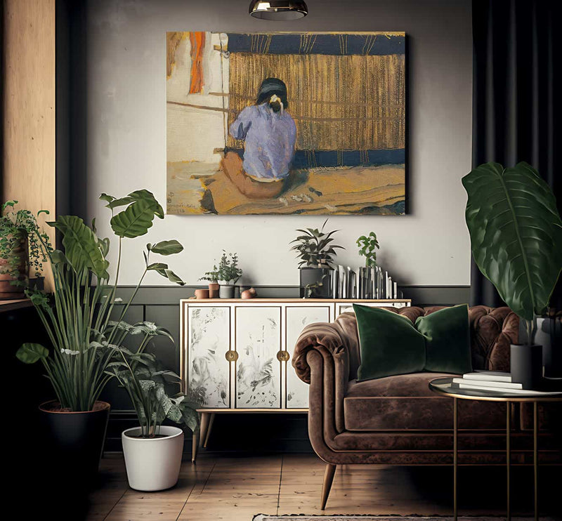 Hopi Weaver By Maynard Dixon Fine Art Print