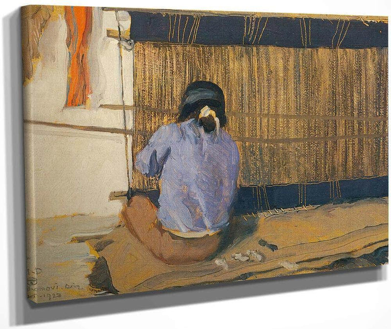 Hopi Weaver By Maynard Dixon Fine Art Print