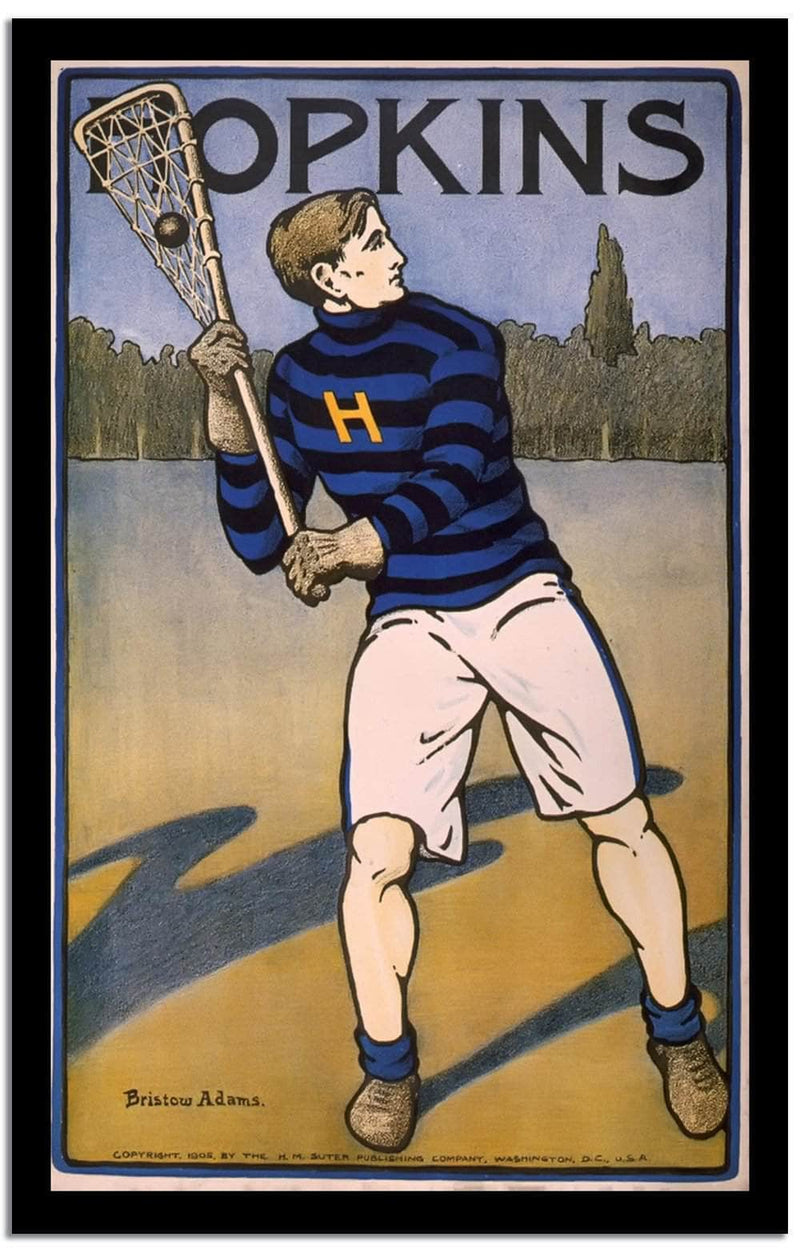 Hopkins Lacrosse Poster Print Fine Art Print