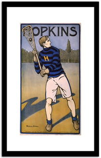 Hopkins Lacrosse Poster Print Fine Art Print
