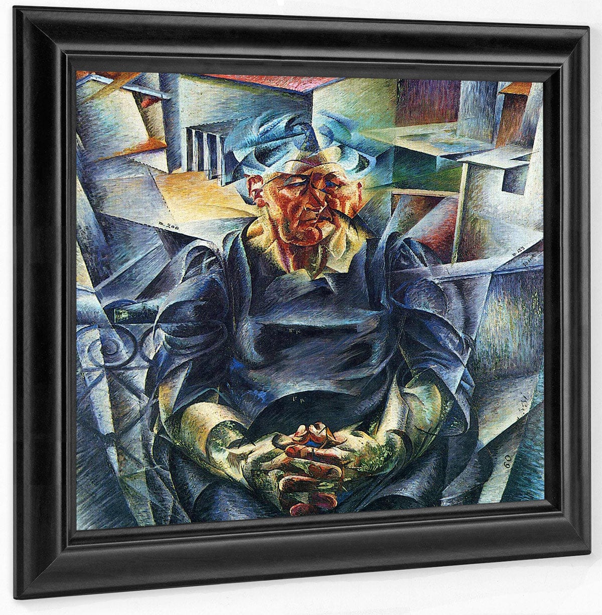 Horizontal Volumes 1912 Futurism Oil On Canvas Private Collection By Umberto Boccioni Fine Art Print