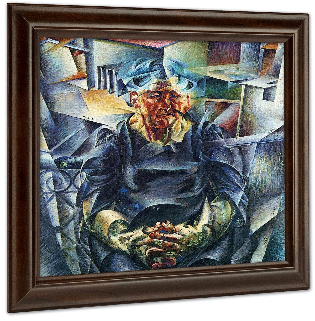 Horizontal Volumes 1912 Futurism Oil On Canvas Private Collection By Umberto Boccioni Fine Art Print