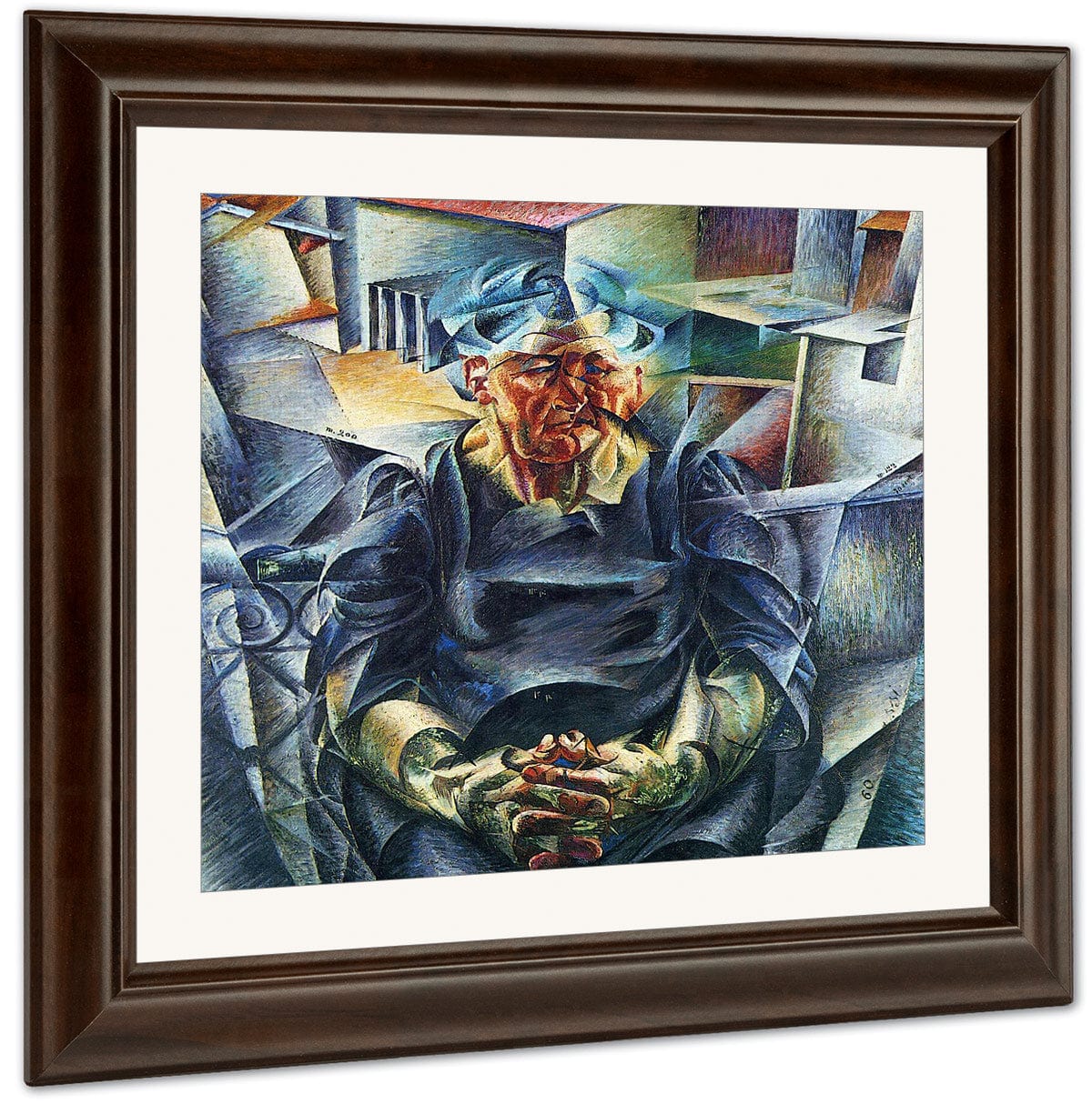 Horizontal Volumes 1912 Futurism Oil On Canvas Private Collection By Umberto Boccioni Fine Art Print