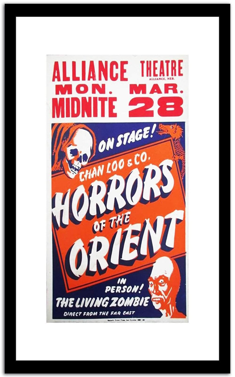Horrors Of The Orient  Vintage Poster Fine Art Print