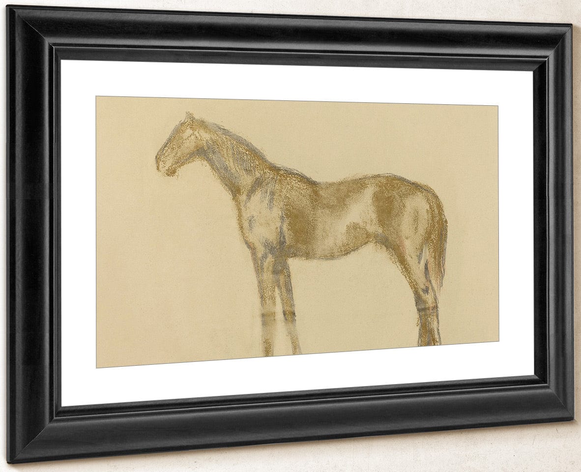 Horse 2 By Edgar Degas Fine Art Print