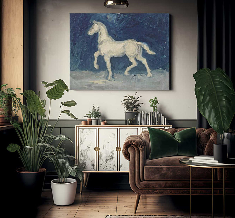 Horse By Vincent Van Gogh Fine Art Print