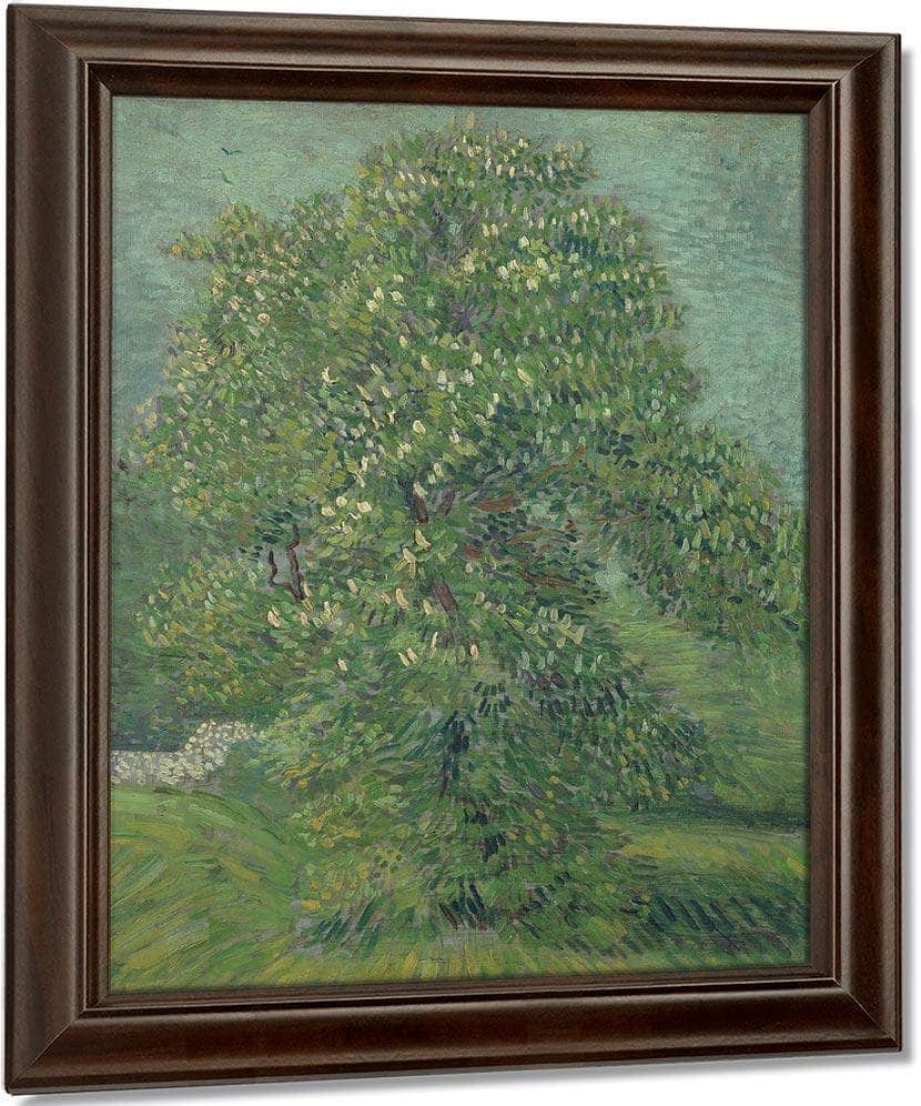 Horse Chestnut Tree In Blossom By Vincent Van Gogh Fine Art Print