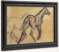 Horses By Edgar Degas Fine Art Print