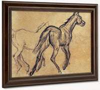 Horses By Edgar Degas Fine Art Print