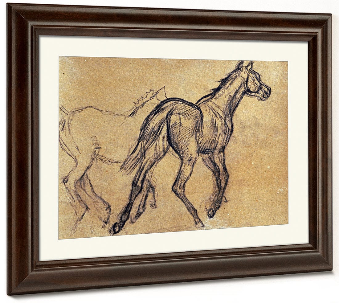 Horses By Edgar Degas Fine Art Print