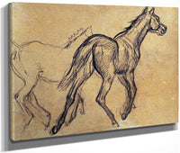 Horses By Edgar Degas Fine Art Print