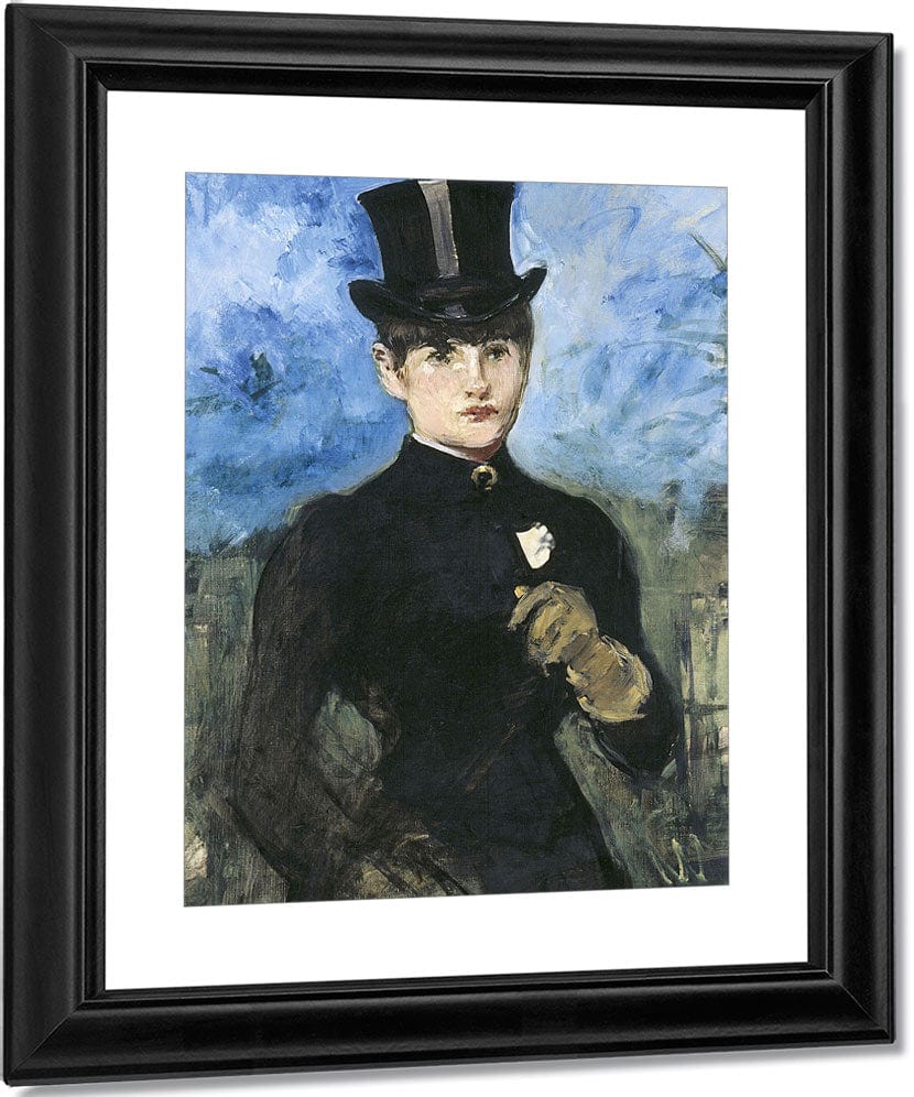 Horsewoman, Fullface By Edouard Manet Fine Art Print