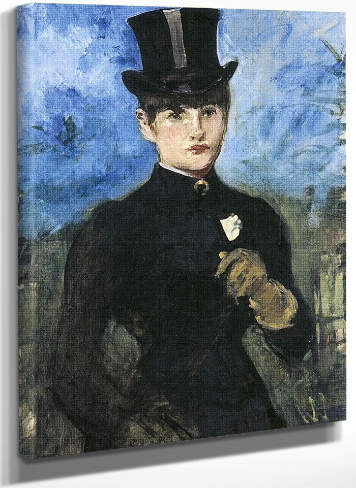 Horsewoman, Fullface By Edouard Manet Fine Art Print