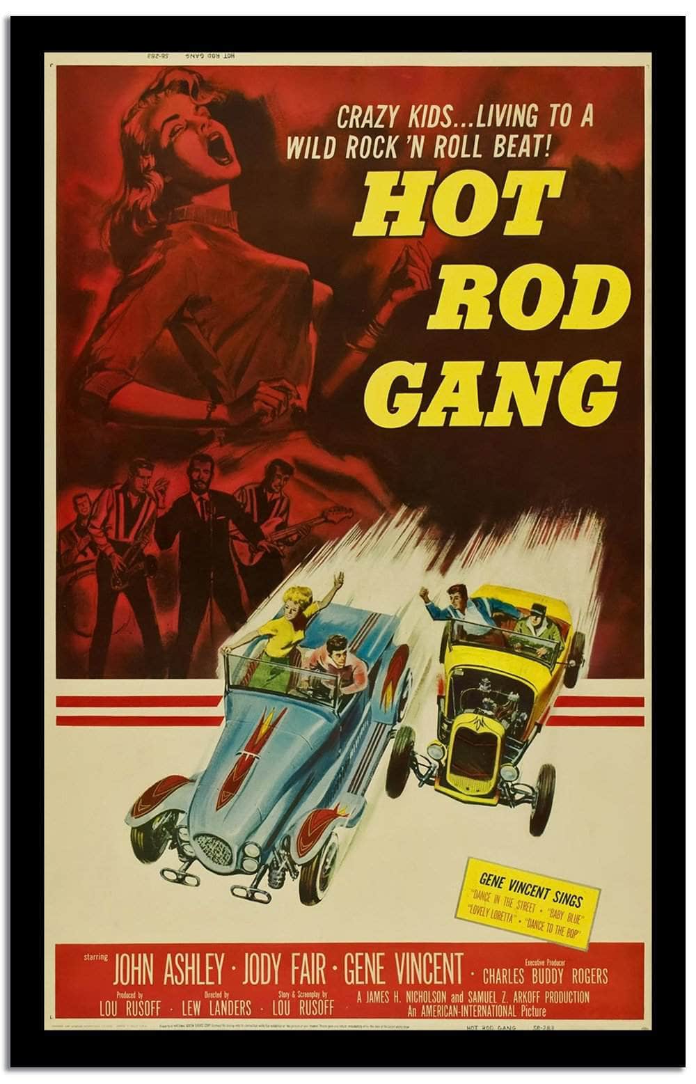 Hot Rod Gang  Vintage Poster Fine Art Print