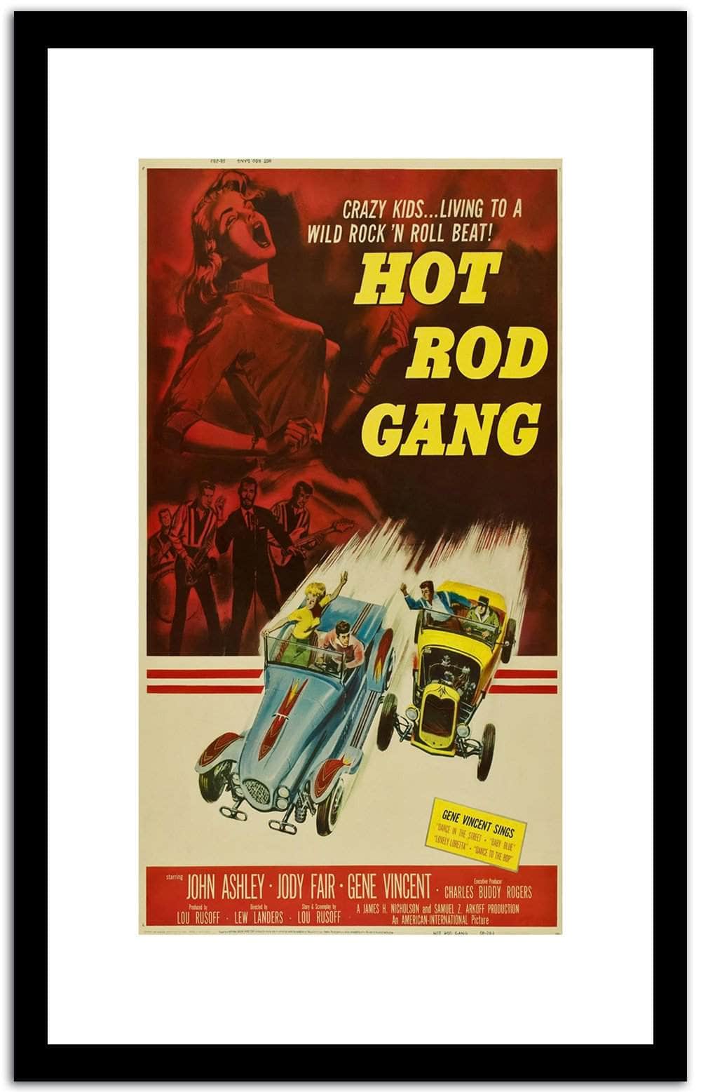 Hot Rod Gang  Vintage Poster Fine Art Print
