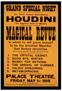 Houdini  Vintage Poster Fine Art Print