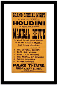 Houdini  Vintage Poster Fine Art Print