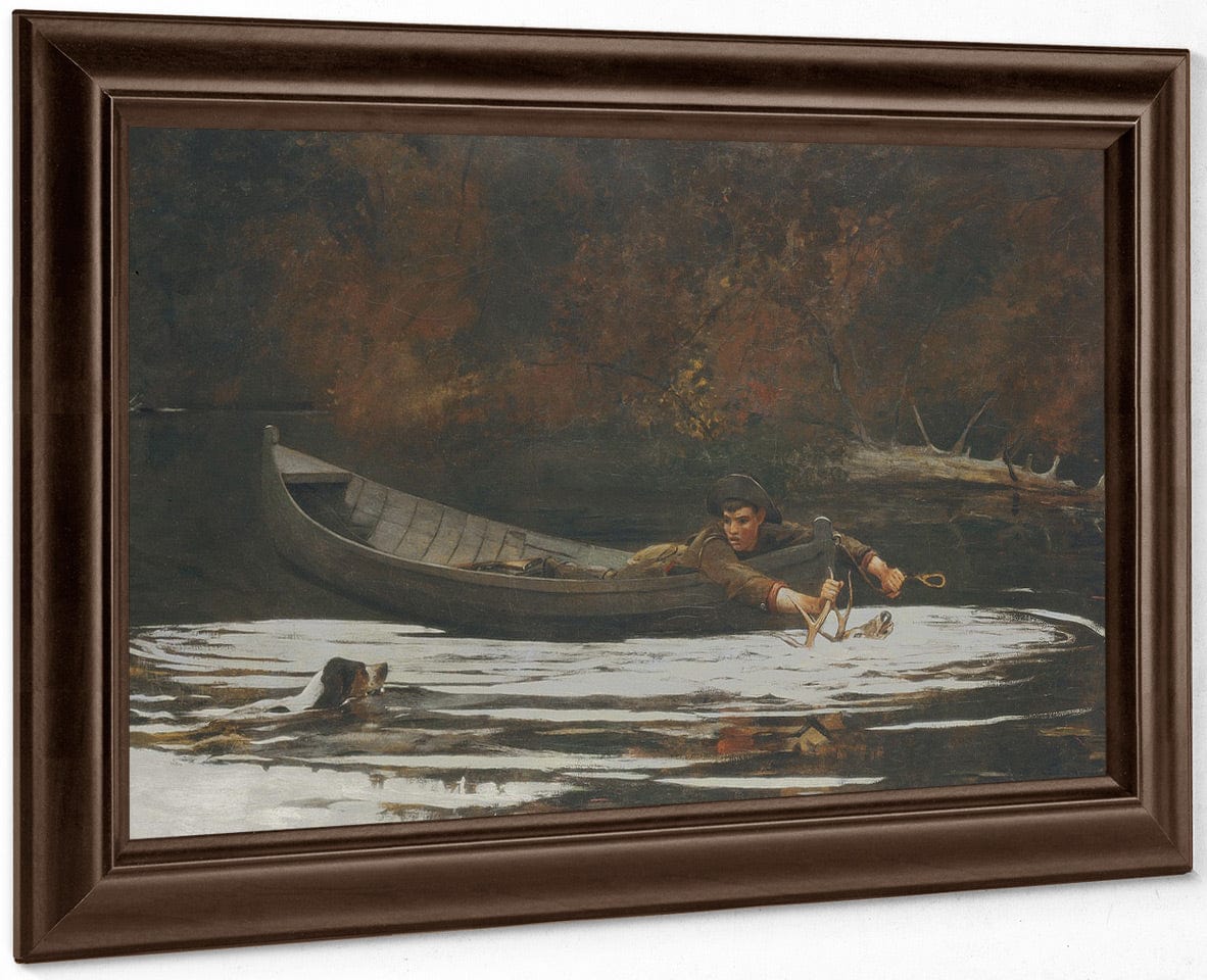 Hound And Hunter By Winslow Homer Fine Art Print