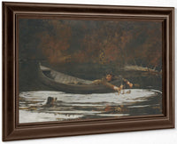 Hound And Hunter By Winslow Homer Fine Art Print