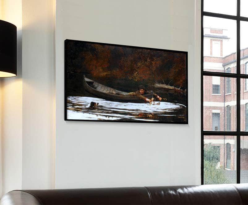 Hound And Hunter Painting Winslow Homer Canvas Art Fine Art Print