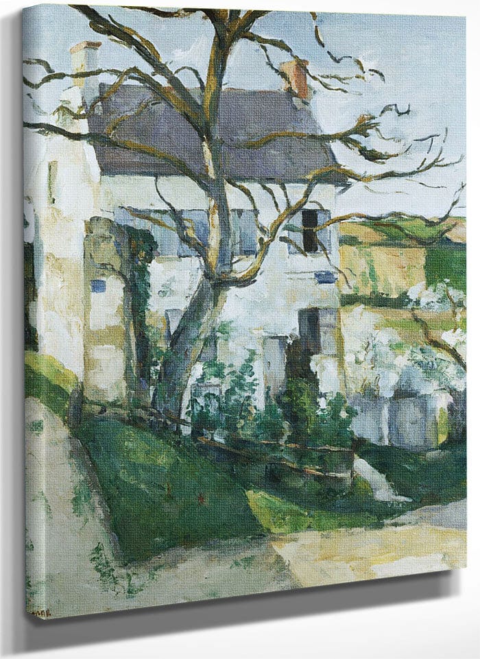 House And Tree By Paul Cezanne Fine Art Print