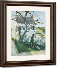 House And Tree By Paul Cezanne Fine Art Print