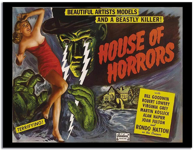 House Of Horrors  Vintage Poster Fine Art Print