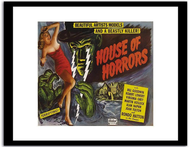 House Of Horrors  Vintage Poster Fine Art Print