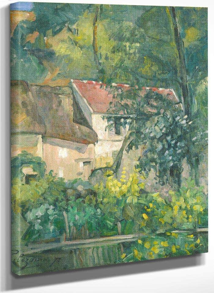 House Of Pere Lacroix By Paul Cezanne Fine Art Print