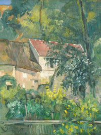 House Of Pere Lacroix By Paul Cezanne Fine Art Print